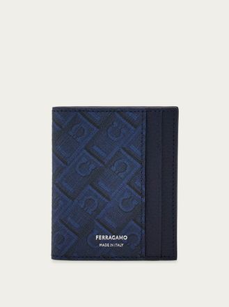 Ferragamo Uomo Porta carte di credito Ferragamo Monogram Blu