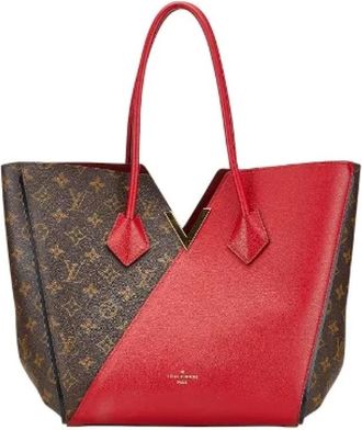 Louis Vuitton Pre-owned Tote Bags, female, Red, Size: ONE SIZE Pre-owned Canvas totes