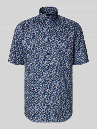 Olymp Regular Fit Freizeithemd mit Kentkragen in Marine, Gr&ouml;&szlig;e 39