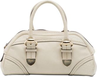 Gucci Pre-owned Gucci Guccissima Trimmed Leather Signoria Handbag Ladies 8J5M22WJPUEDY986