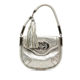 Gucci Pre-owned Gucci Medium Metallic Guccissima Britt Tassel Flap Handbag Ladies 6NAFL6MVF5FH7OYE