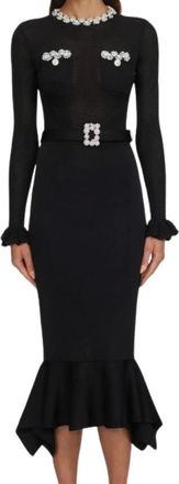 Self Portrait Mujer, Vestidos, Negro, Talla: M