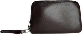 Louis Vuitton Pre-owned Saint Paul Clutch - Dames - Vintage Clutch - Bruin - ONE Size - Leer - Vintage