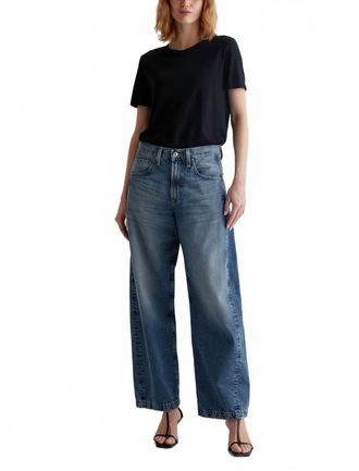 AG - Adriano Goldschmied Hattie High-Rise Barrel Jeans In Bari