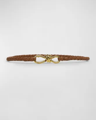 Bottega Veneta Intrecciato Braided Nappa Leather Belt
