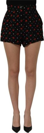 Dolce & Gabbana Hot Pants - Dames - Bermuda - Veelkleurig - S - Polyester - Korte Broeken