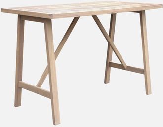 Sweeek Mesa Alta De Jard&iacute;n De Madera De Acacia, 4 Personas