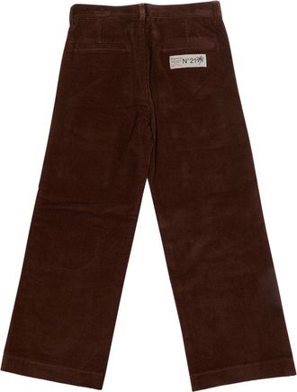 N&deg;21 Boys Trousers Cotton Brown