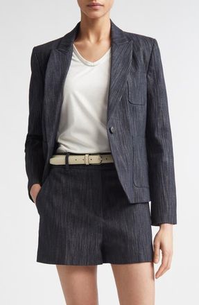 Eleventy Denim Jacket in Blue at Nordstrom, Size 00 Us