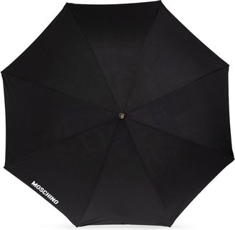 Moschino Ombrello con stampa - Nero