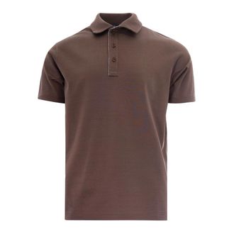 Paul & Shark Paul & Shark, Polo Shirts, male, Brown, Size: 2XL Polo Jersey Double Marrone