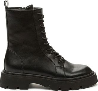 Betsy Casual Gesloten Enkellaarsjes - Dames - Veterlaarzen - Zwart - 36 EU - Schoenen