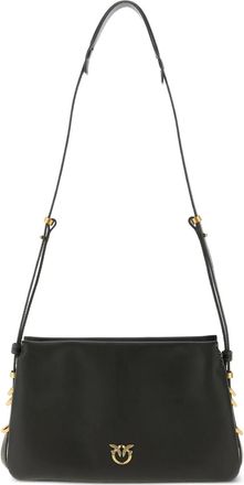 Pinko mini Triplet metal-details shoulder bag - K35Q VERDE FANGO/ANTIQUE GOLD