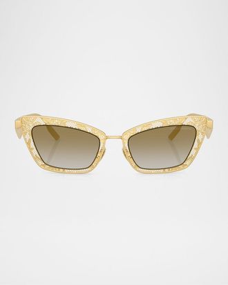Dolce & Gabbana DG2311 Lace Cat Eye Sunglasses