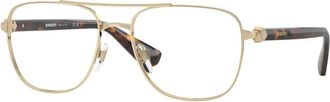 Burberry Pilot Frame - Heren - Brillen - Geel - 56 MM - Accessoires