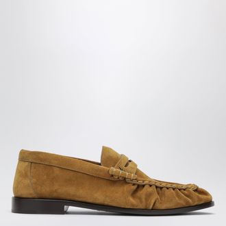 Saint Laurent Le Loafer moccasins in tan suede