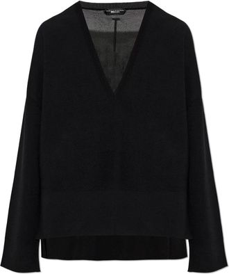 Tom Ford V-Neck Trui - Dames - V-hals truien - Zwart - S - Wol - Truien & Vesten
