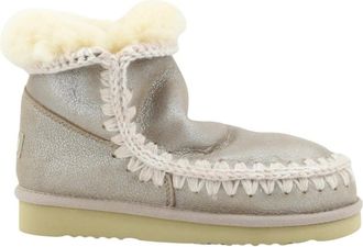 Mou Eskimo Ankle Boot - Dames - Winterlaarzen - Grijs - 38 EU - Leer - Schoenen