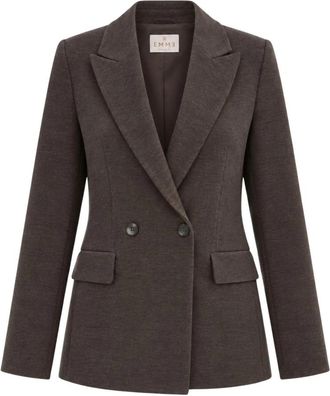 Emme Di Marella Emmponte Jas - Dames - Blazers - Bruin - M - Polyester - Jassen