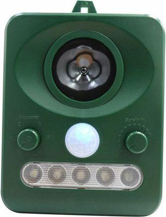 OEM Dissuasore Per Uccelli A Ultrasuoni Per Esterni Con Energia Solare - Doppia Ricarica Solare, Impermeabile Ip65, Batteria Integrata, Verde Erba