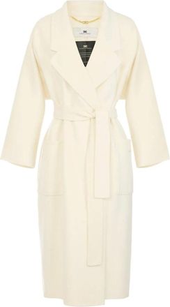 Elisabetta Franchi Mujer, Abrigos, Beige, Talla: S