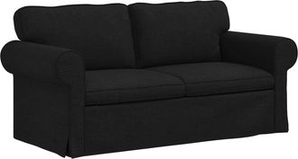 vidaXL Sof&aacute; Negro 175 X 82 X 80 Cm Tela Vidaxl