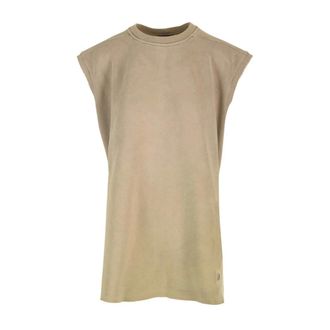 Moncler Subhuman Sweatshirt - Dames - Tops zonder mouwen - Groen - XS - Katoen - Tops