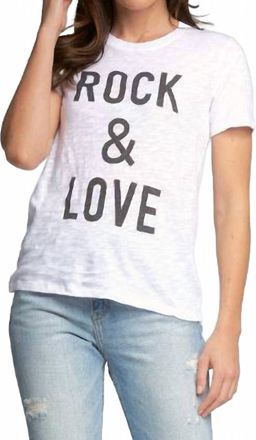 Elan Rock & Love Tee In White