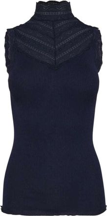 Rosemunde 4507 Benita Top - Dames - Tops - Blauw - Maat: M Katoen