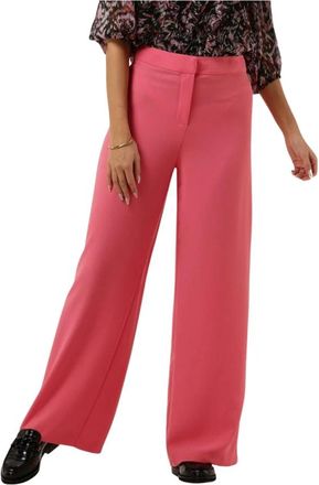 Notes du Nord Wijde Fuchsia Broek - Dames - Wijde Broeken - Roze - S - Broeken
