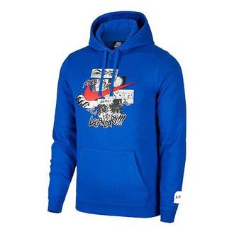 Nike Mens Nike x LPL Crossover League Hooded Long Sleeves Blue CW4329-474