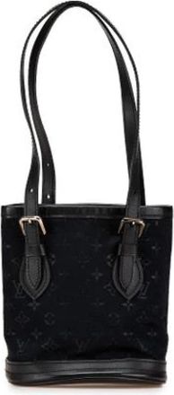 Louis Vuitton Pre-owned Bucket Bags, female, Black, Size: ONE SIZE Pre-owned Bucket Bag