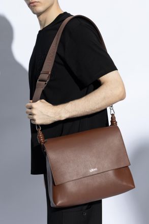 Loewe Flamenco Shoulder Bag, Mens, Brown