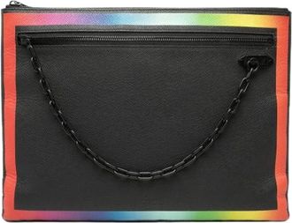 Louis Vuitton Pre-owned Pochette A4 - unisex - Vintage Clutch - Veelkleurig - ONE Size - Leer - Vintage