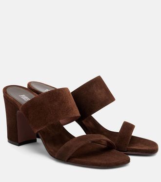 PARIS TEXAS Ava suede mules