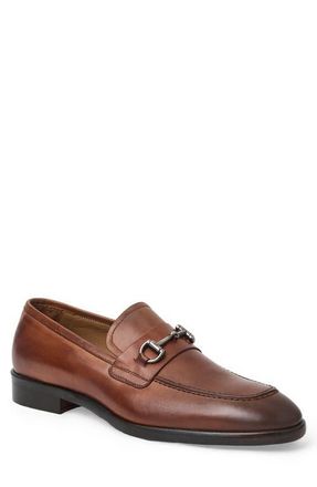 Bruno Magli Pasquale Bit Loafer in Cognac Calf at Nordstrom, Size 10.5