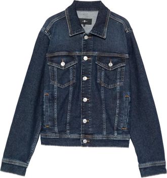 Seven 7 Adi trucker jacket - Blauw