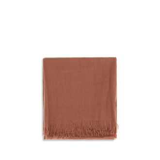 Brunello Cucinelli Orange Cashmere Womens Foulard
