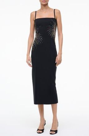 Staud Britney Sleeveless Midi Dress in Firework at Nordstrom Rack, Size X-Small