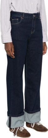 Yerse Straight Jeans - Dames - Regular Fit Jeans - Blauw - XS - Jeans