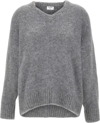 Filippa K Truien & Vesten, Dames, Grijs, M, Wol, Zachte Alpaca Trui