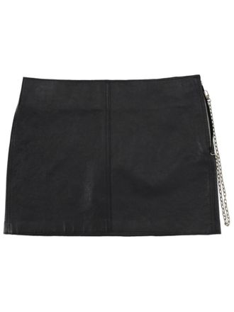 Alexander Wang Black Solid Mini Skirt