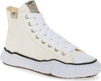 Miharayasuhiro Peterson High Top Sneaker in White at Nordstrom, Size 47