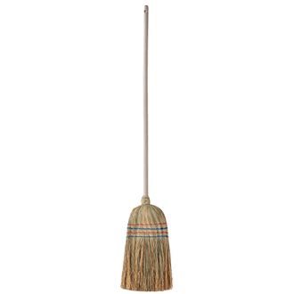 OEM Escoba, Material De Sorgo, Longitud 140 Cm, Cerdas Flexibles, Apta Para Aceras Y Caminos, Dise&ntilde;o Ecol&oacute;gico