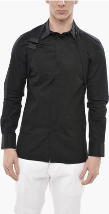 Givenchy Cotton Poplin Shirt with Lock Detail size 37