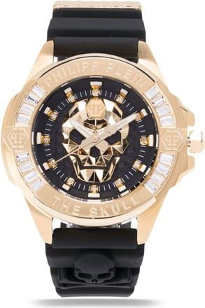 Philipp Plein The $kull 41mm - men - stainless steel/Silicone - One Size - Gold