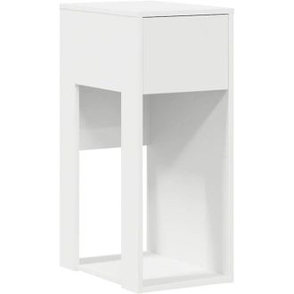vidaXL Vidaxl - Supporto a Torre per Computer con Cassetto Bianco 30x44x74 cm
