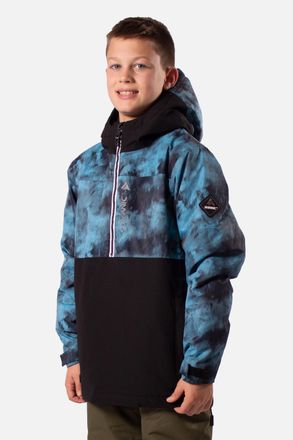 Surfanic Boys Breaker Jacket Petrol Black - Blue - Size 12-14Y