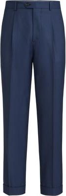 Brunello Cucinelli Houndstooth trousers in Navy Blue at Nordstrom, Size 50 It