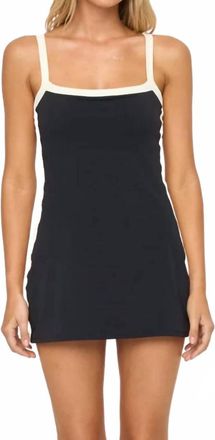 L*Space Nikki Dress In Black/cream